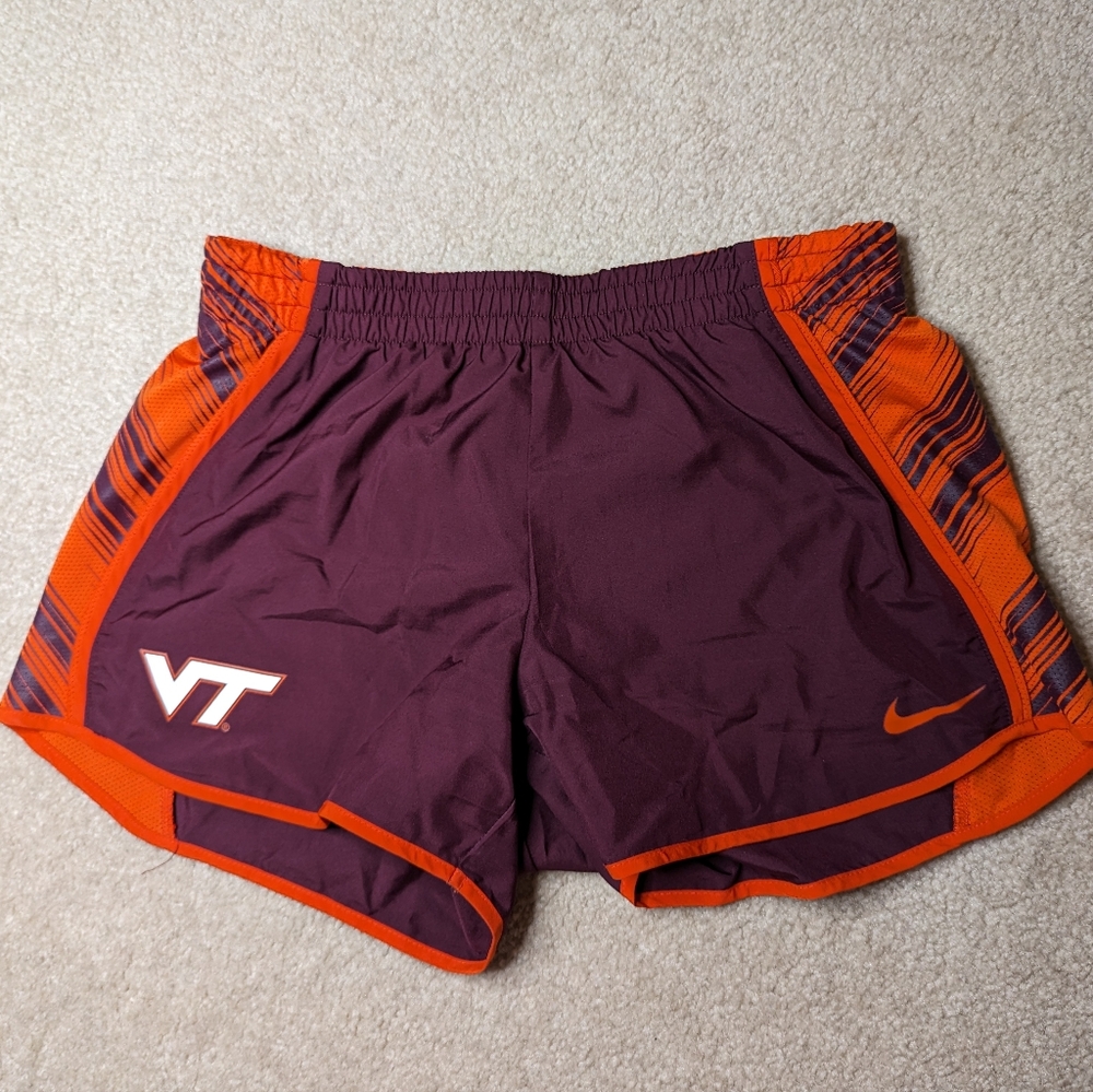 Virginia Tech Nike Women's Dri-Fit Running Shorts Size Small
